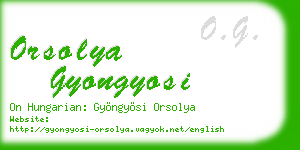 orsolya gyongyosi business card